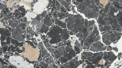 Obraz premium Marble & Stone – White, black, and colorful marble patterns