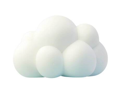 3d white clouds