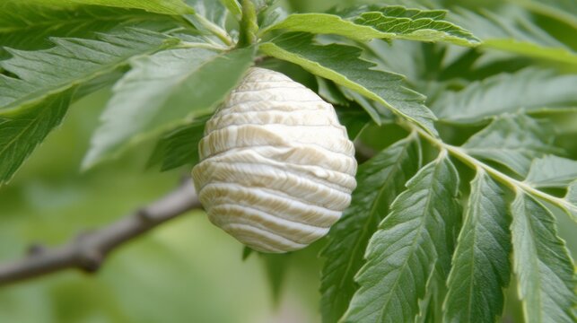 Befallene Bernsteinschnecke (Succinea putris) durch Leucochloridium paradoxum