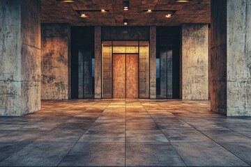 Medical Clinic Business Premises in Brick Corporate Architecture