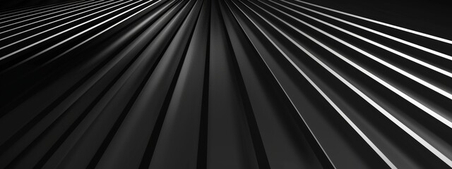 Sophisticated black background with lines for design, featuring white space in the center for text. Ideal for elegant banners and abstract wallpapers.