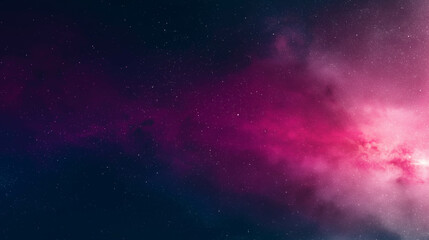 Fototapeta premium stunning pink galaxy abstract background filled with scattered stars, creating cosmic atmosphere