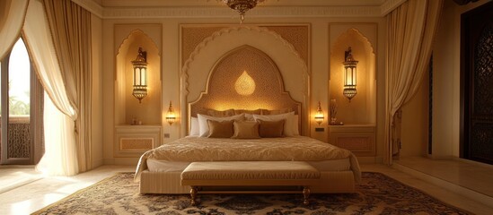 Luxurious Arabian Nights Bedroom Interior Design