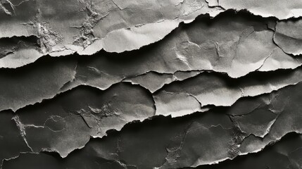 Obraz premium Torn Gray Paper Layers