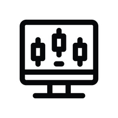 computer line icon. vector icon for your website, mobile, presentation, and logo design.
