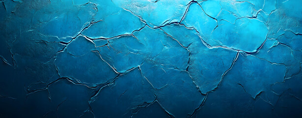 Abstract Deep Blue Cracked Texture Background Image