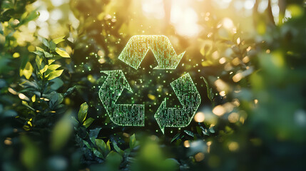 Recycling environmental protection ecology logo