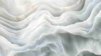 Obraz premium Elegant abstract background with soft flowing white and gray waves