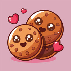 cookies with chocolate