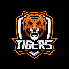 logo badge of tiger