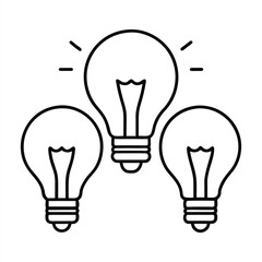 light bulb vector illustration