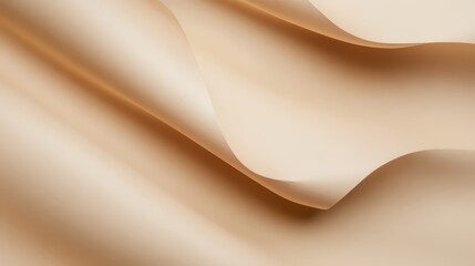 Beige paper waves softly in the light.