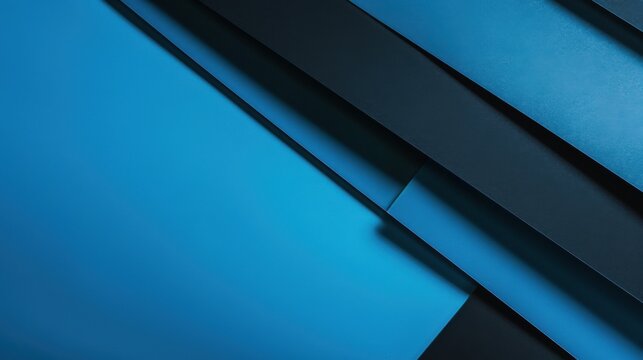 Minimalist Blue background with intersecting lines, ideal for design and banner templates. Featuring a clean and simple dark theme with structured composition.