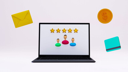 Customer Review, Five-Star Rating, User Experience, Online Feedback, Digital Marketing, Client Satisfaction, E-commerce, Business Growth, Reputation Management, Service Quality, Consumer Trust, Financ