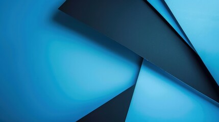Edgy Blue background with abstract shapes for design, featuring white space in the center for text. Ideal for minimalist banners and abstract wallpapers.