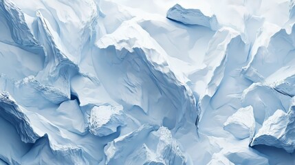 Fototapeta premium Frozen Landscape of Snowy White Peaks