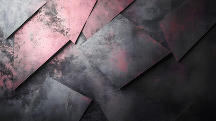 Abstract Dark and Pink Geometric Layered Background Texture