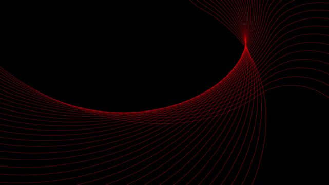 Futuristic wave line moving animated on white background. particle vector abstract background Computer Designed Animation . abstract digital black particle dots wave background.
