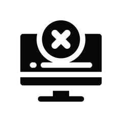 error solid icon. vector icon for your website, mobile, presentation, and logo design.