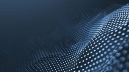 Obraz premium Abstract monochrome wallpaper with scattered dots on a Blue background. Ideal for design templates, banners, and modern digital backgrounds.