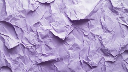 Fototapeta premium Textured lavender paper with many wrinkles.
