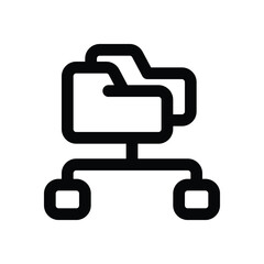 folder line icon. vector icon for your website, mobile, presentation, and logo design.