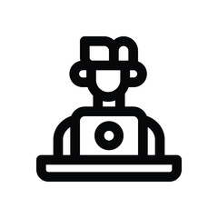 online support line icon. vector icon for your website, mobile, presentation, and logo design.