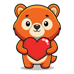 teddy bear with heart