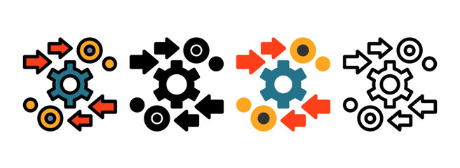 Set of Automation Icon