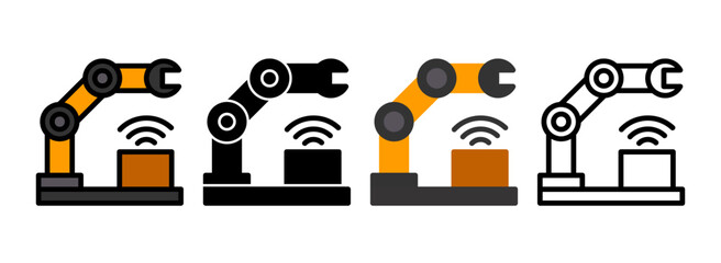 Set of Cyber-Physical Systems Icon
