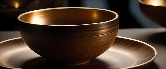 A closeup of lovingly crafted artisan bowls and plates inviting admiration for craftsmanship and appreciation of handmade art