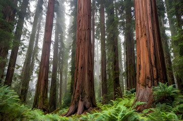 trees in the forest