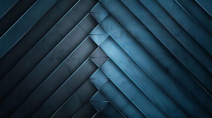 Minimalist blue background with zigzag designs for design, banner template. White space in the center of the page for text. Minimalist blue and white modern pattern.