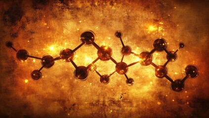 Abstract Molecular Structure in Cosmic Background