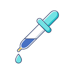 eyedropper icon, eyedropper vector illustration-simple illustration of eyedropper, perfect for eyedropper logos and icons