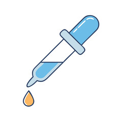 eyedropper icon, eyedropper vector illustration-simple illustration of eyedropper, perfect for eyedropper logos and icons