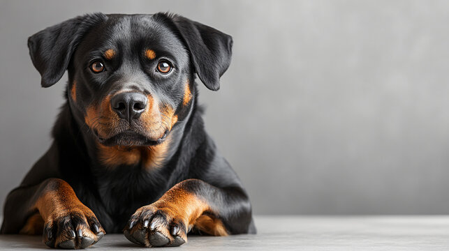 a dog laying down on a table
