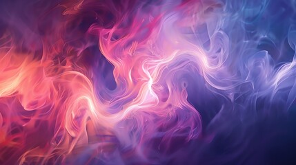 Obraz premium Abstract background with swirling, colorful smoke.