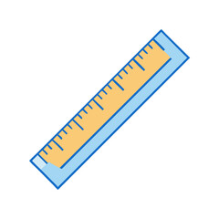 ruler icon, ruler vector illustration-simple illustration of ruler, perfect for ruler logos and icons