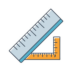ruler icon, ruler vector illustration-simple illustration of ruler, perfect for ruler logos and icons