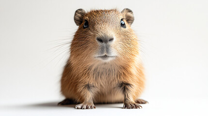 Obraz premium a small roderoa sitting on a white surface