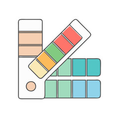 swatches icon, swatches vector illustration-simple illustration of swatches, perfect for swatches logos and icons