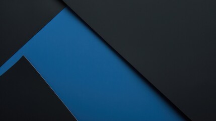 Sharp Blue Background with Angular Shapes for Design, Featuring White Space in the Center for Text. Abstract Geometric Modern Wallpaper Ideal for Banner Templates and Digital Projects.