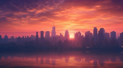 Fototapeta premium pink earth sun