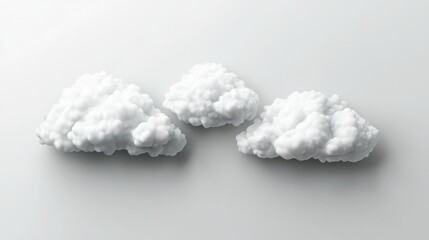 Cloud Service Concept Isolated on grey Gradient. Background. Vector Illustration EPS 10.