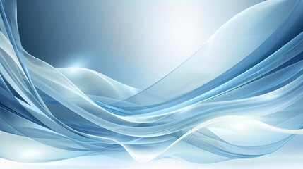 abstract blue background wavy lines glowing light technology digital art innovation