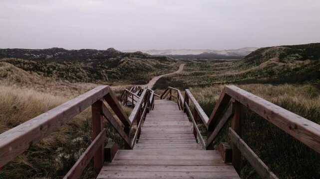 D&uuml;nenlandschaft an der Nordsee auf Sylt