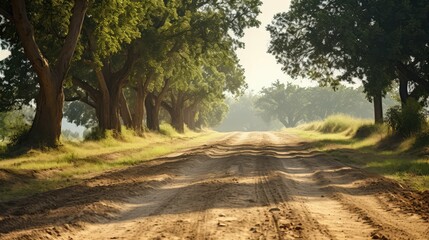 Fototapeta premium nature dirt road background