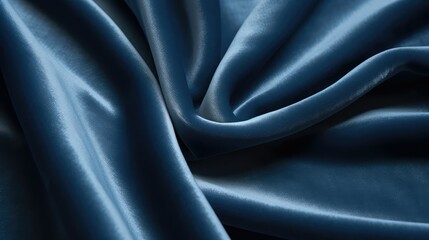 Fototapeta premium luxurious fabric blue