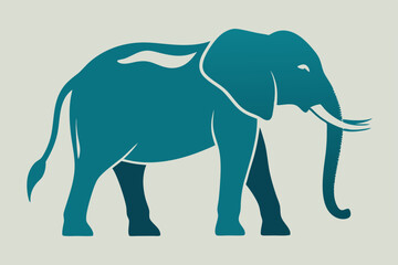 A vector elephant